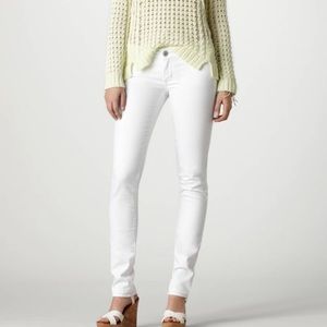 American Eagle White Skinny Jeans